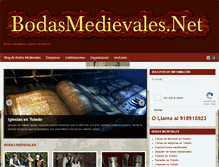 Tablet Screenshot of bodasmedievales.net